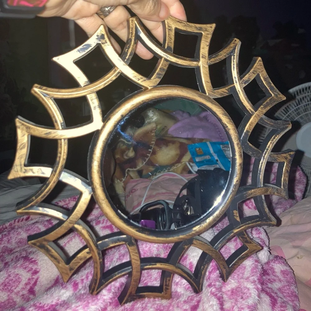 Vintage hanging mirror